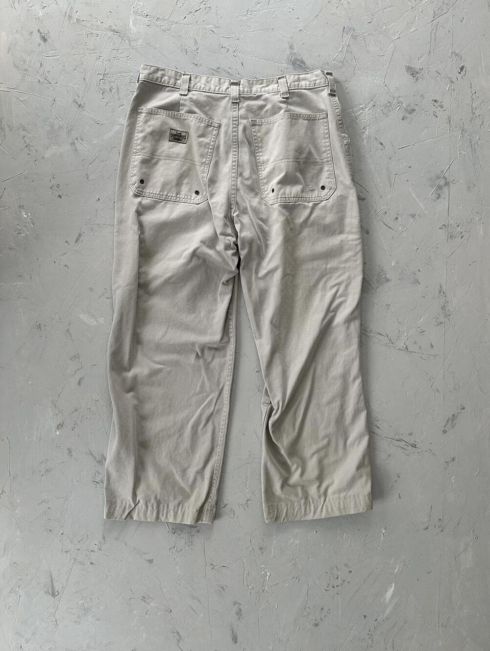 Vintage Lee Cream/Beige Dungarees Cargo pants